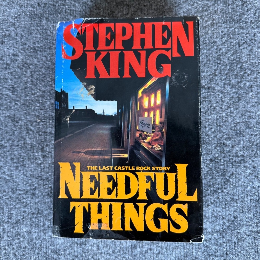 Stephen King Needful Things Hardcover First Edition First Print Novel‎ Horror